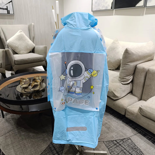 Astronaut Space Super Premium Raincoat with Bag Space