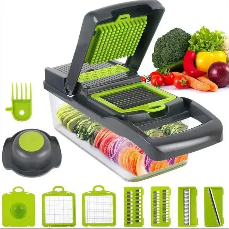 16 in 1 Multifunctional Vegetable Chopper & Slicer Set
