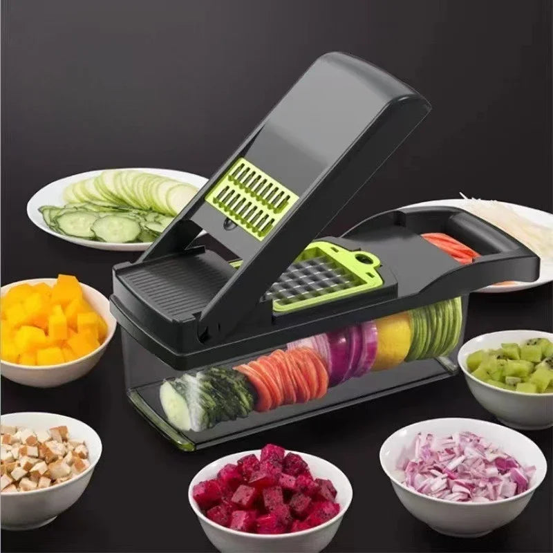 16 in 1 Multifunctional Vegetable Chopper & Slicer Set
