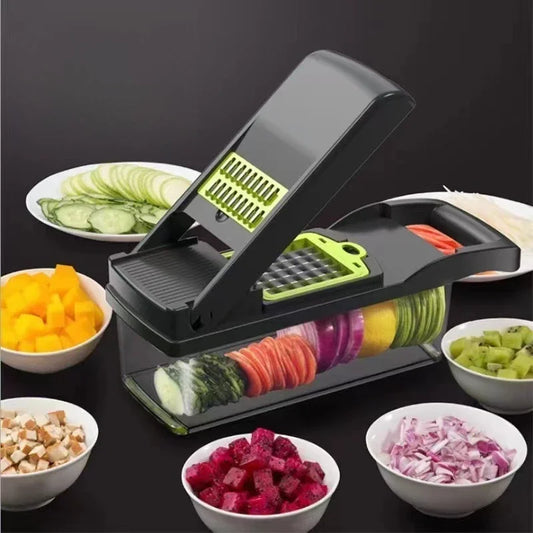 16 in 1 Multifunctional Vegetable Chopper & Slicer Set