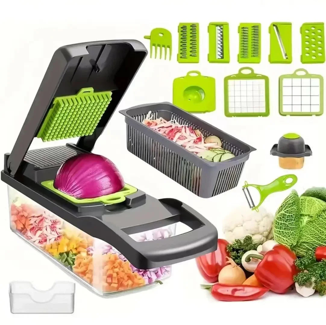 16 in 1 Multifunctional Vegetable Chopper & Slicer Set