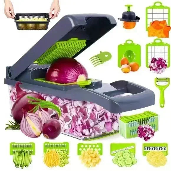 16 in 1 Multifunctional Vegetable Chopper & Slicer Set