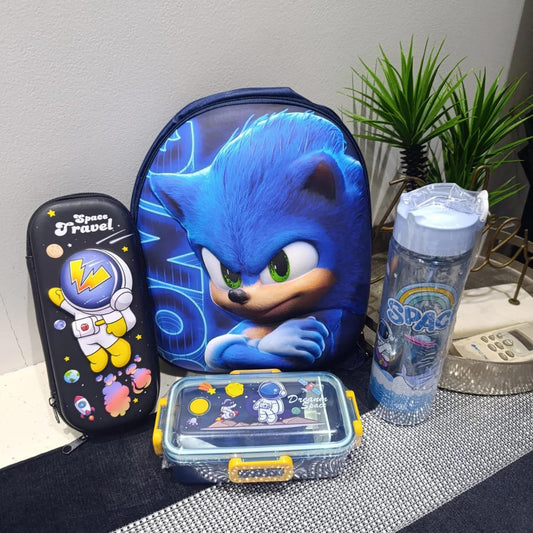 12 Inch Blue Sonic Bag Combo set