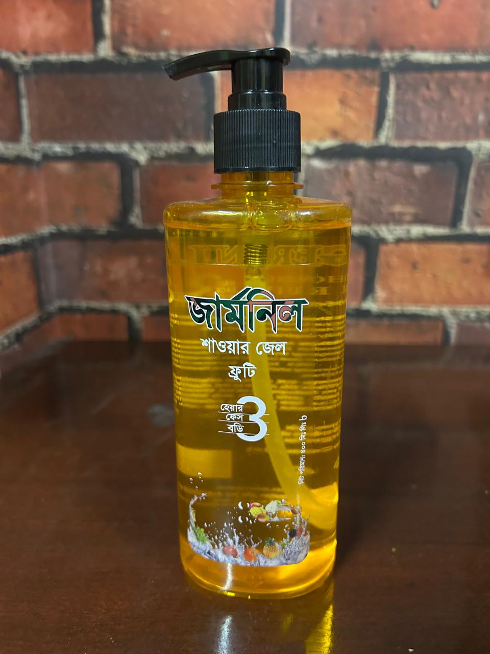 Germnil Fruity Shower Gel – 3 in 1 (Hair, Face & Body) – 400ml